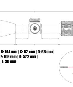 Alternative view of Zielfernrohr Anschütz Optics Air Pro 6-24x50 SP Absehen AP MIL FFP IR beleuchtet 30 mm Tubus