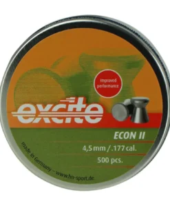 H&N excite Econ II Diabolo, Flachkopf glatt, 500St. Kal. 4,5mm