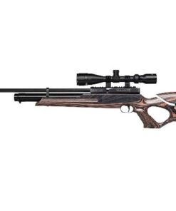 Pressluftgewehr Weihrauch HW 100 T Special Edition Schichtholz verstellbarer Schichtholzlochschaft langer Lauf Kompensator Kaliber 4,5 mm (P18)
