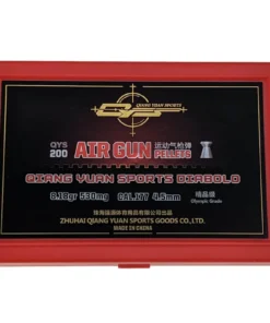 Qiang Yuan Luftgewehrkugeln Olympic, einzeln abgepackt, 200 Diabolos 4,49 mm